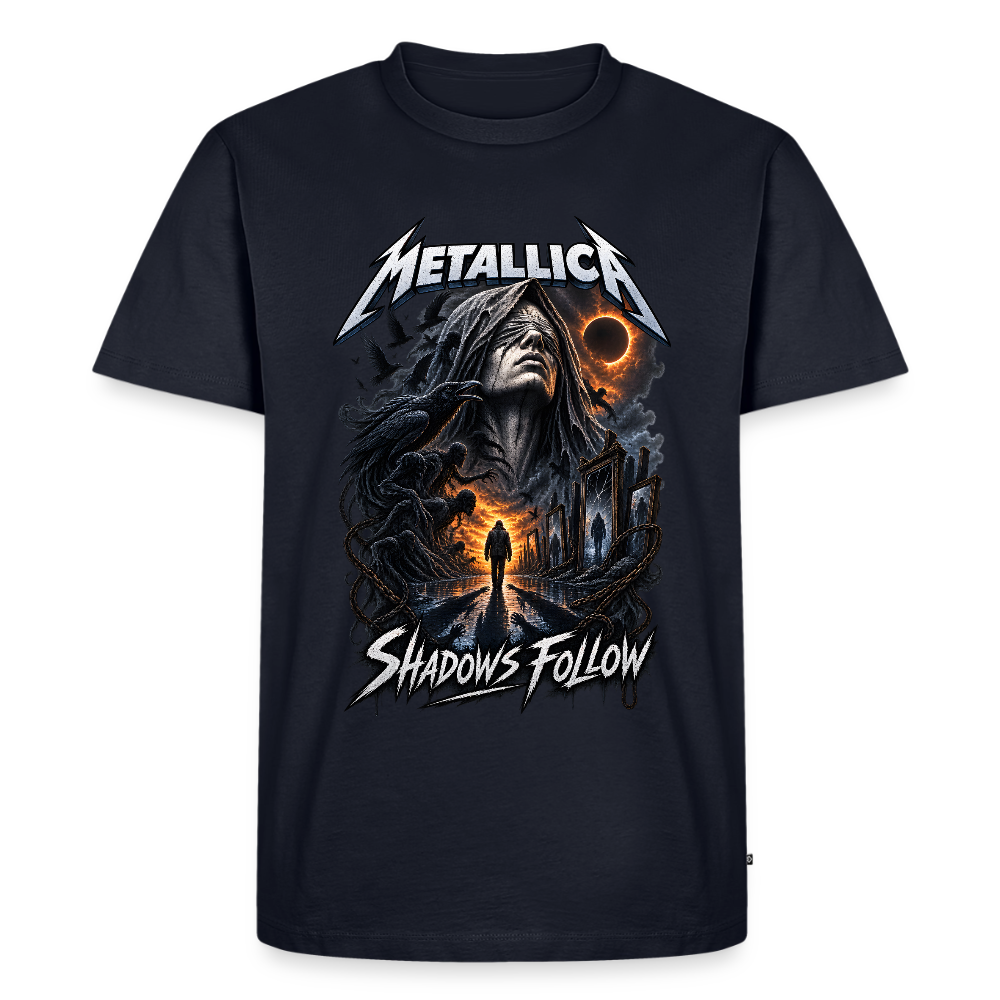 Metallica Shadows Follow Männer Premium T-Shirt - Navy
