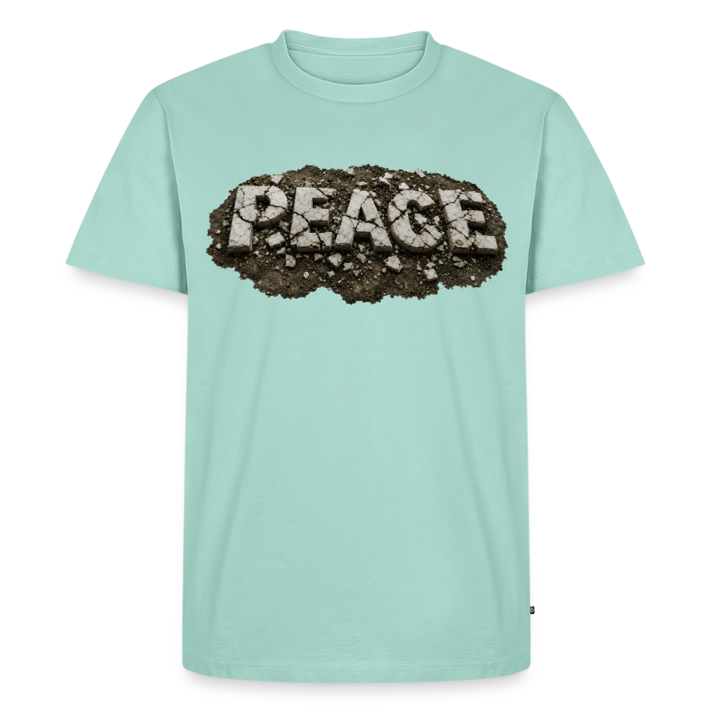 PEACE in Trümmern | Männer Premium T-Shirt - Mint 