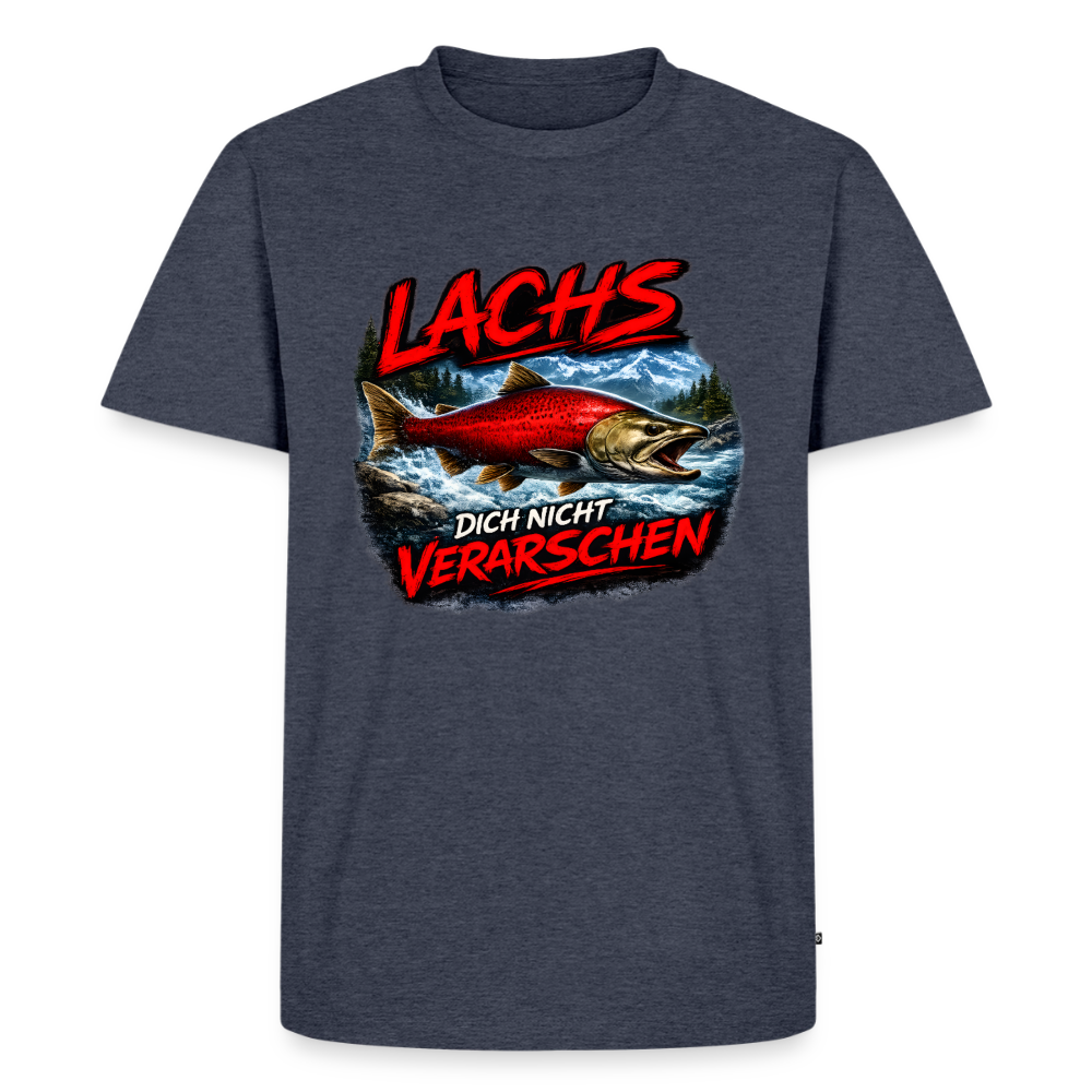 Lachs dich nicht verarschen | Männer Premium T-Shirt - Jeansblau 