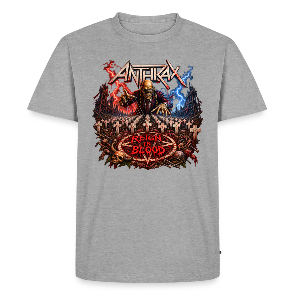 Metallica New Big 4 Männer Premium T-Shirt - Grau meliert