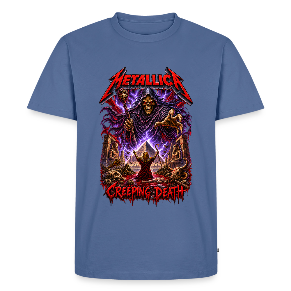 Metallica Creeping Death Männer Premium T-Shirt - Taubenblau